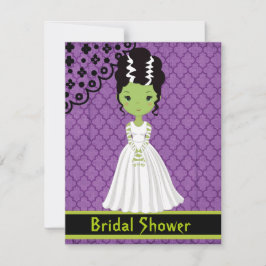 Halloween Bridal Shower Invitation Kaart