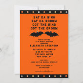Halloween Bridal Shower Invitation Kaart (Voorkant)