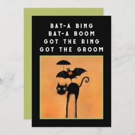 Halloween Bridal Shower Invitation Kaart