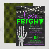 Halloween Bridal Shower Invitation Kaart (Voorkant / Achterkant)