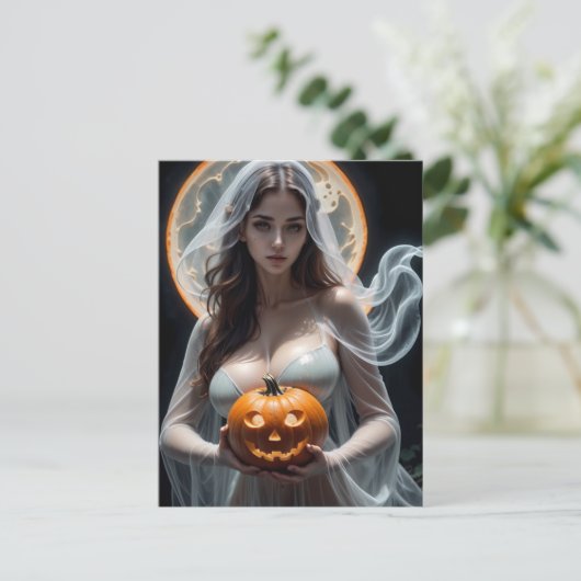 Halloween Bride Briefkaart (Staand voorkant)