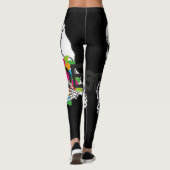 halloween bride groom leggings (Achterkant)