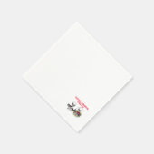 halloween bride groom skull paper over luiers servet (Hoek)