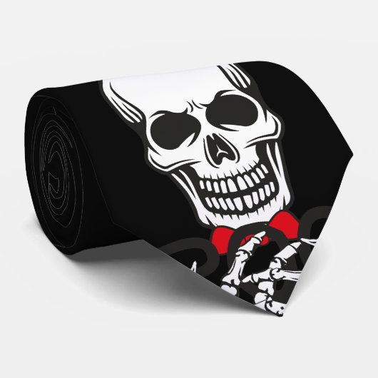 halloween bride groom stropdassen (Opgerold)