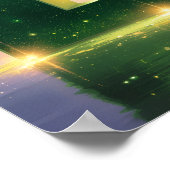 Halloween Brief D Vriendelijke Vampier Klaslokaal  Poster (Hoek)