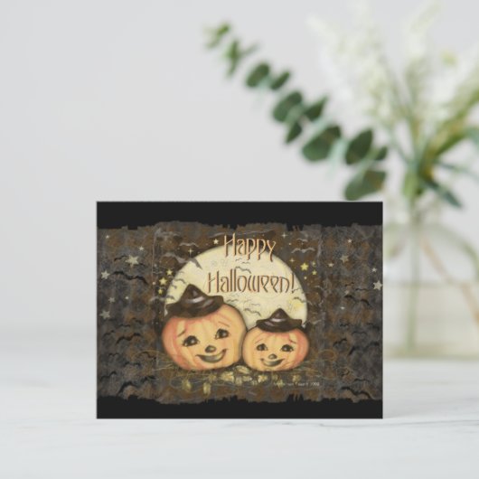 Halloween  Briefkaart (Staand voorkant)