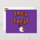 Halloween briefkaart (Voorkant / Achterkant)