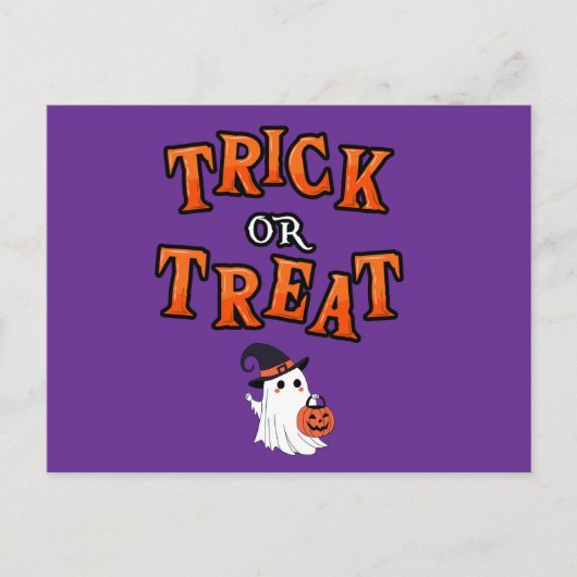 Halloween briefkaart (Voorkant)