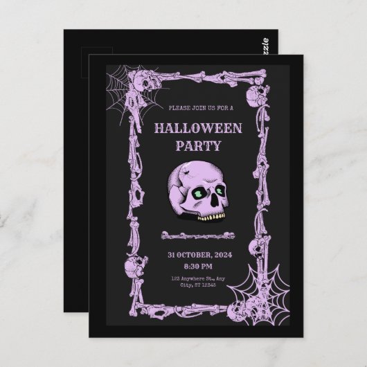 Halloween Briefkaart (Voorkant / Achterkant)