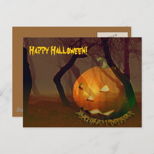 Halloween Briefkaart (Voorkant / Achterkant)