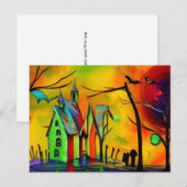 Halloween Briefkaart (Voorkant / Achterkant)