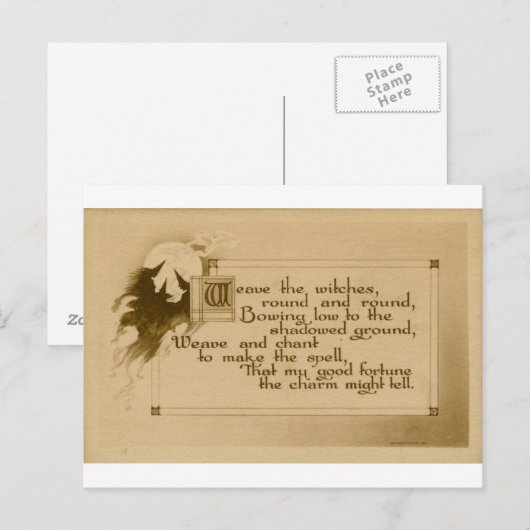 Halloween Briefkaart (Voorkant / Achterkant)