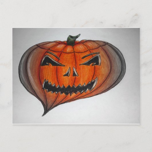 Halloween Briefkaart (Voorkant)