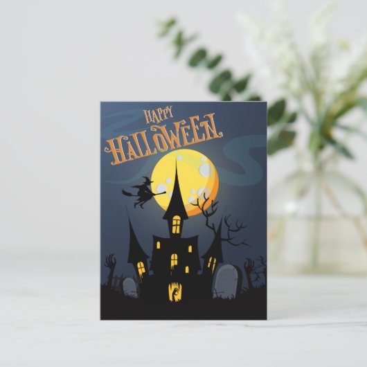 Halloween Briefkaart (Staand voorkant)
