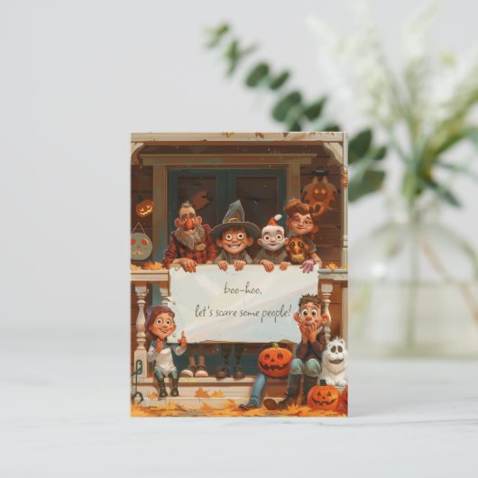 Halloween Briefkaart (Staand voorkant)