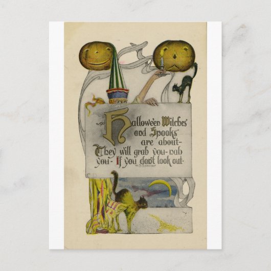 Halloween Briefkaart (Voorkant)