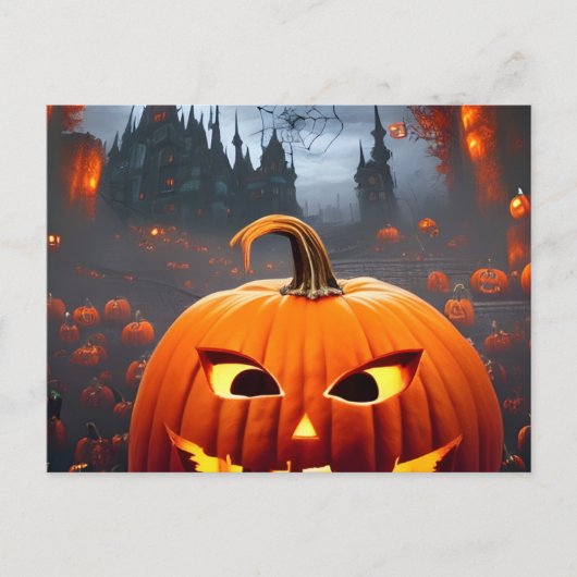 Halloween Briefkaart (Voorkant)