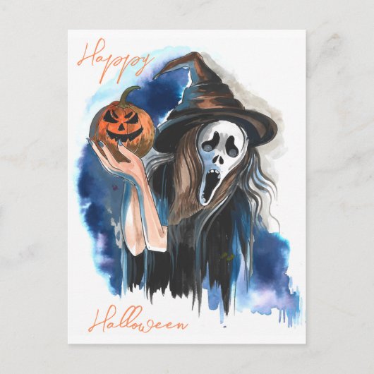 Halloween Briefkaart (Voorkant)