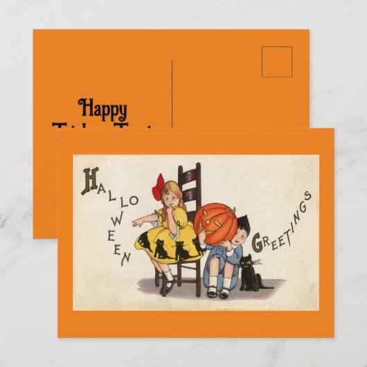  Halloween Briefkaart (Voorkant / Achterkant)