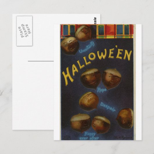 Halloween Briefkaart (Voorkant / Achterkant)