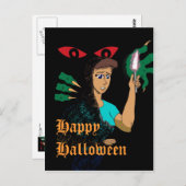Halloween briefkaart (Voorkant / Achterkant)