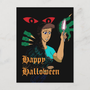 Halloween briefkaart