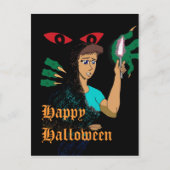Halloween briefkaart (Voorkant)
