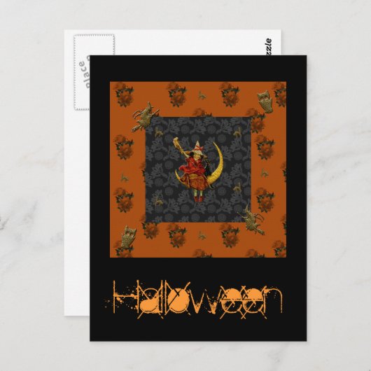 Halloween Briefkaart (Voorkant / Achterkant)
