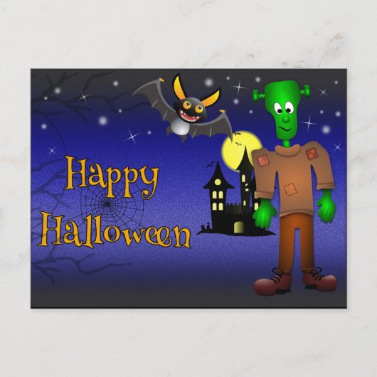 Halloween Briefkaart (Voorkant)