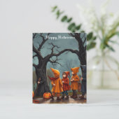 Halloween Briefkaart (Staand voorkant)