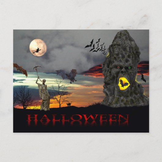 Halloween Briefkaart (Voorkant)