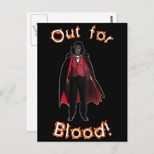 Halloween Briefkaart (Voorkant / Achterkant)