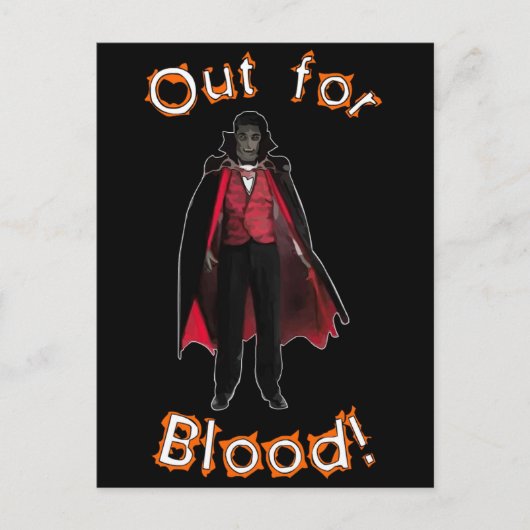 Halloween Briefkaart (Voorkant)