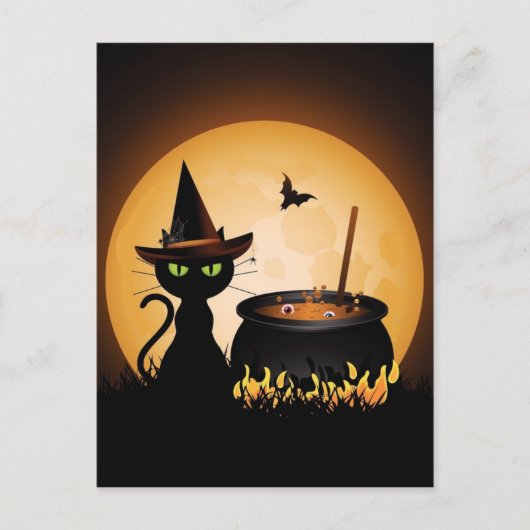 Halloween Briefkaart (Voorkant)