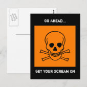 Halloween Briefkaart (Voorkant / Achterkant)