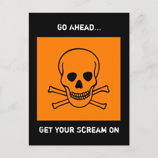 Halloween Briefkaart (Voorkant)