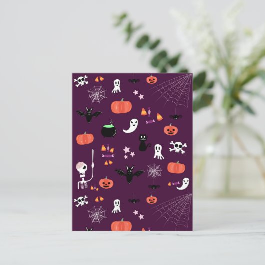 Halloween Briefkaart (Staand voorkant)