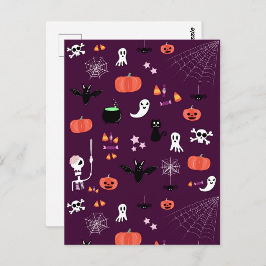 Halloween Briefkaart (Voorkant / Achterkant)