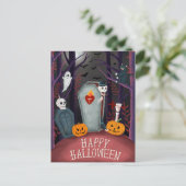 Halloween Briefkaart (Staand voorkant)