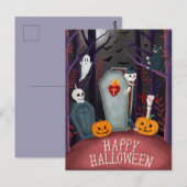 Halloween Briefkaart (Voorkant / Achterkant)