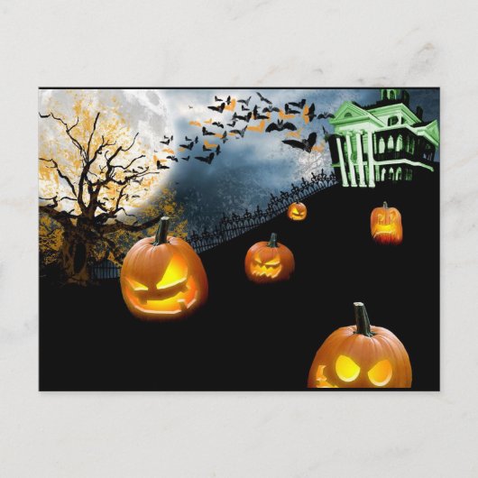 Halloween Briefkaart (Voorkant)