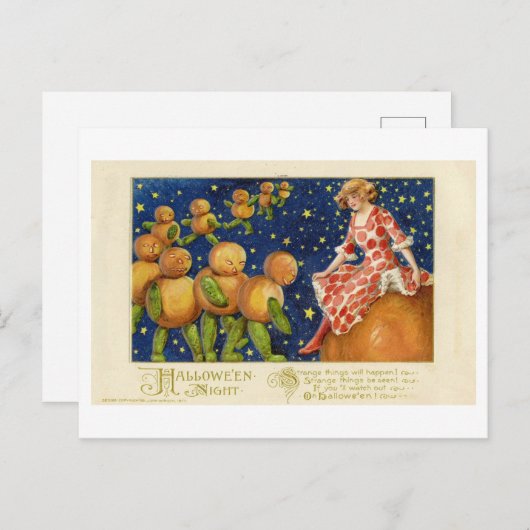  Halloween Briefkaart (Voorkant / Achterkant)