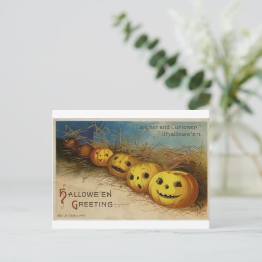 Halloween Briefkaart (Staand voorkant)