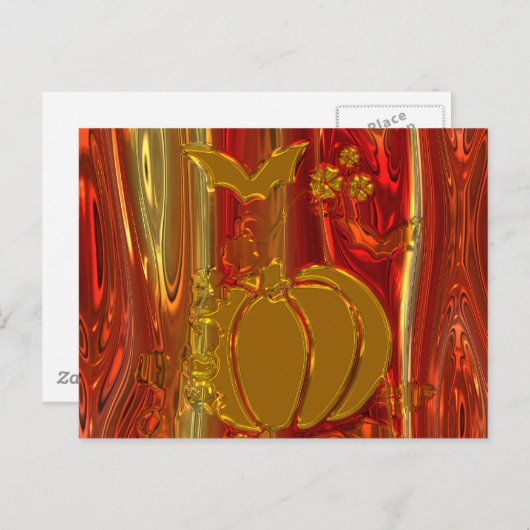 Halloween Briefkaart (Voorkant / Achterkant)