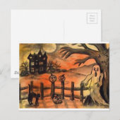 HALLOWEEN BRIEFKAART (Voorkant / Achterkant)