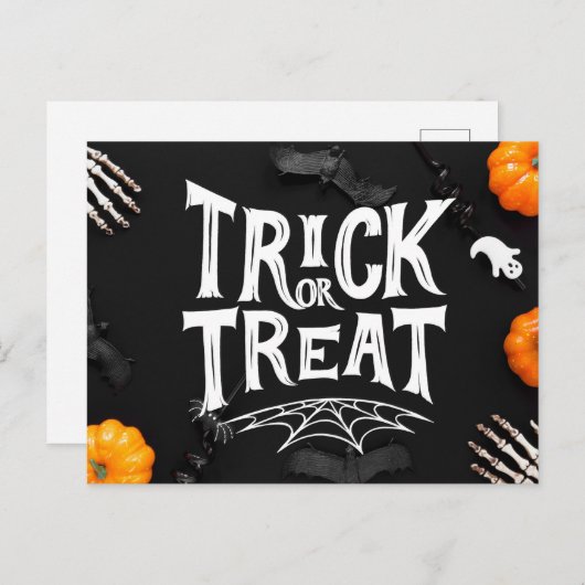 Halloween Briefkaart (Voorkant / Achterkant)