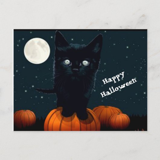 Halloween Briefkaart (Voorkant)