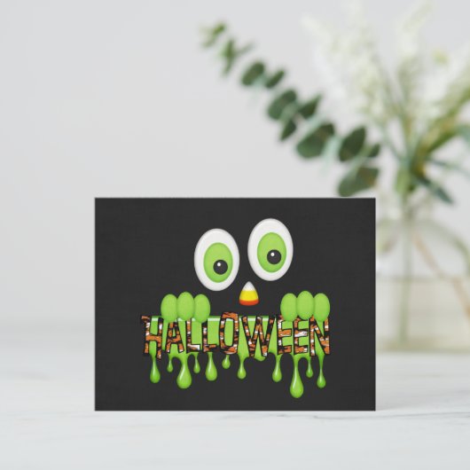 Halloween Briefkaart (Staand voorkant)