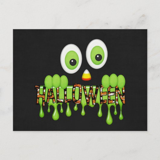 Halloween Briefkaart (Voorkant)