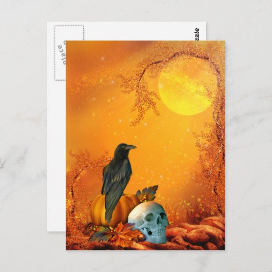 Halloween Briefkaart (Voorkant / Achterkant)